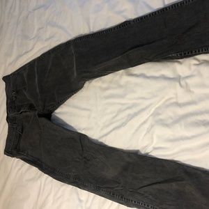 Gray Slim Taper Levi's Jeans 522 Stretch 33x34